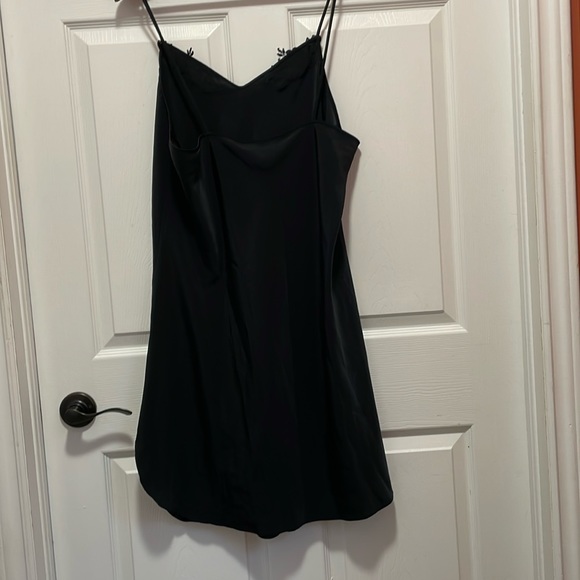 Vintage Club PRIVE brand Sexy Black Beaded Lacy Spaghetti Strap Nightie Size 36 - Picture 6 of 10